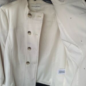 Banana Republic Women's Cream Blazer